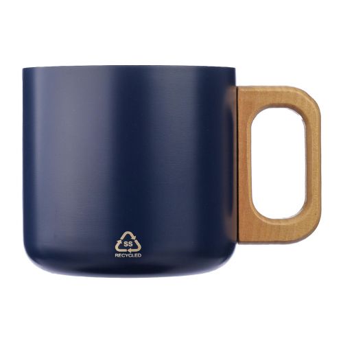 DWIGHT - Tazza a doppia parete in acciaio inox riciclato 400 ml 