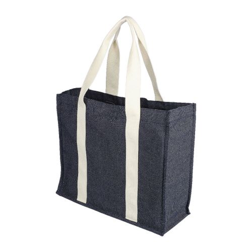 GRETCHEN - Borsa shopping in Denim 280 g/m2 