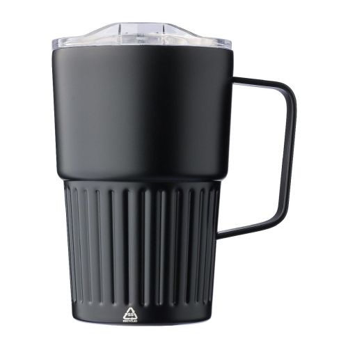 CALO - Tazza termica da viaggio in acciaio inox riciclato doppia parete 450 ml 