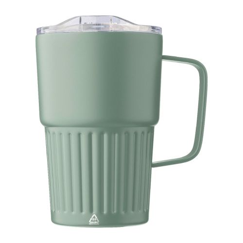 CALO - Tazza termica da viaggio in acciaio inox riciclato doppia parete 450 ml 