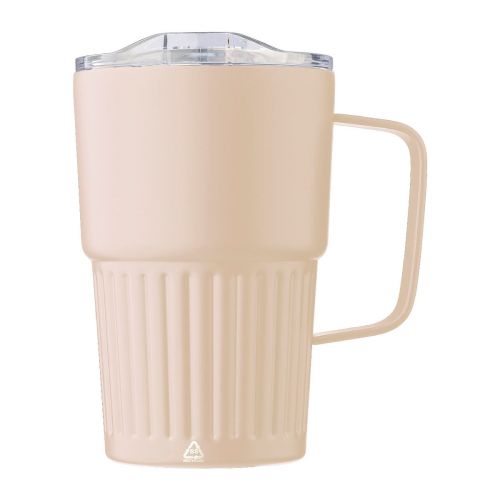 CALO - Tazza termica da viaggio in acciaio inox riciclato doppia parete 450 ml 