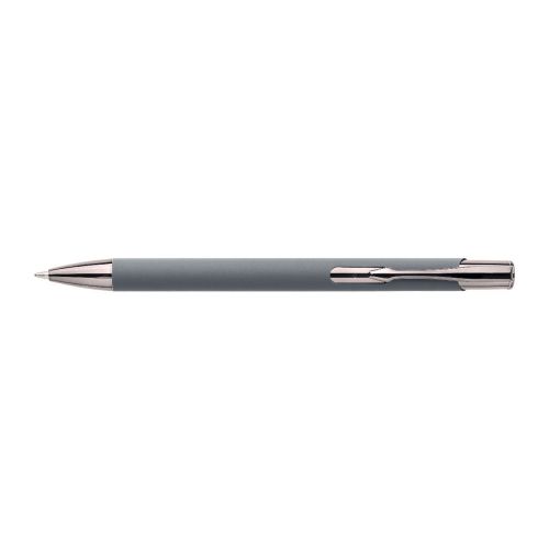ANISA - Penna a sfera alluminio riciclato con rivestimento gommato 