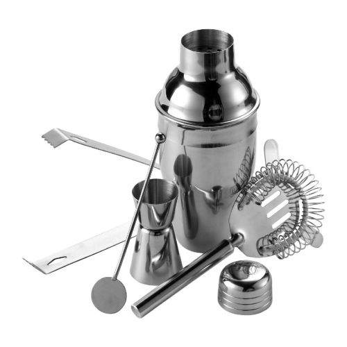 NATALINA - Set cocktail 5 accessori, in acciaio inox 