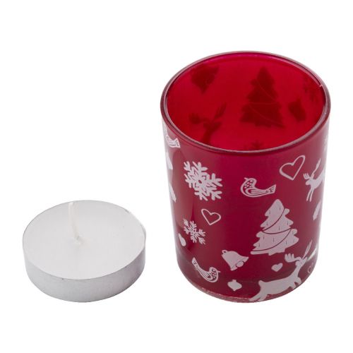 KIRSTEN - Bicchiere in cristallo con candela 