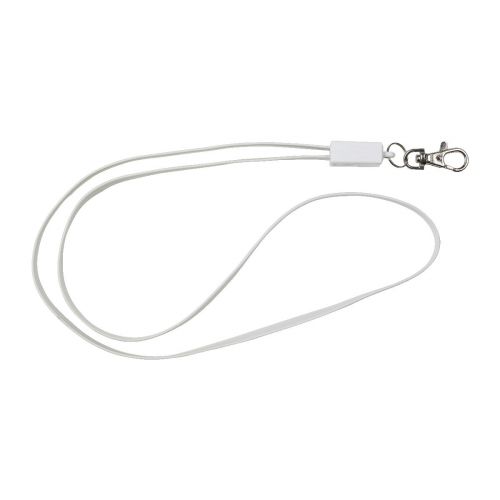 MARGUERITE - Lanyard TPE per la ricarica, in PVC 