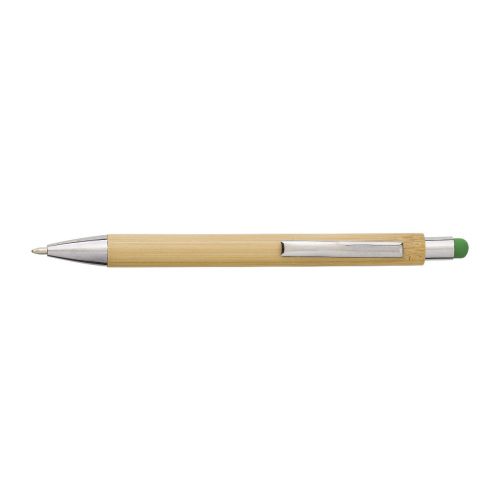CLAIRE - Penna a sfera in bamboo capacitiva, refill blu 