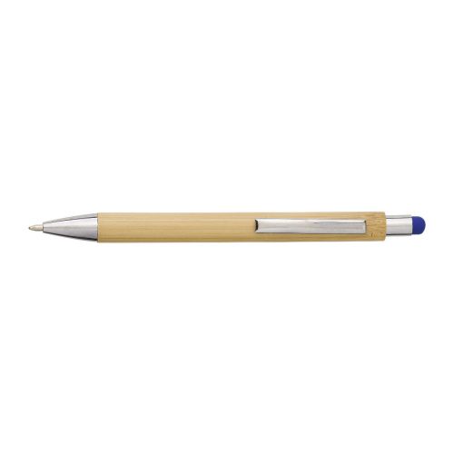CLAIRE - Penna a sfera in bamboo capacitiva, refill blu 