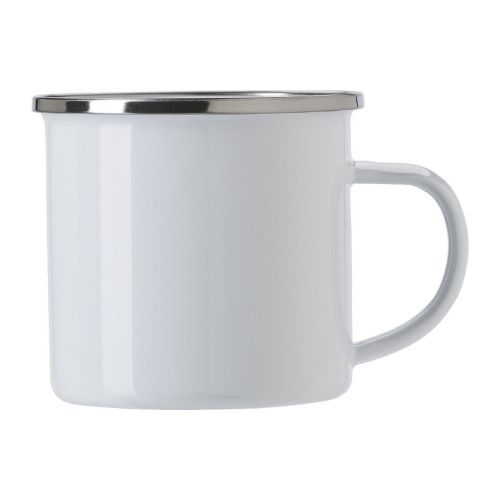 JAMAAL - Bicchiere smaltato, capacità 350 ml 