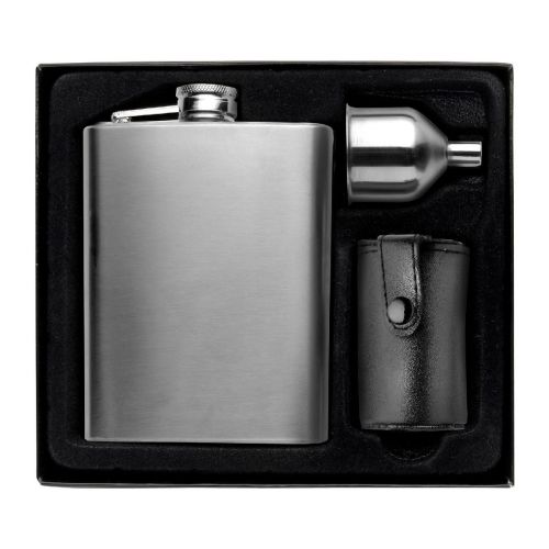 BRITTANY - Set Fiaschetta in acciaio inox 