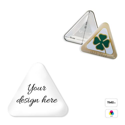 PIN TRIANGLE 63 - spilla triangolare