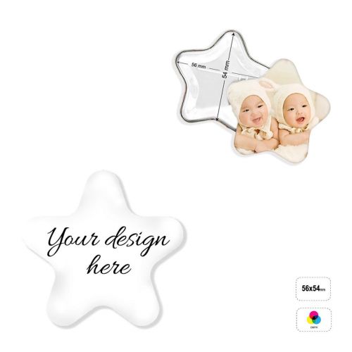 PIN STAR 65 - spilla a forma di stella