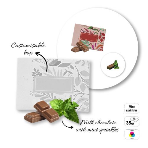 MINI MODERN BAND - barretta di cioccolato al latte con topping