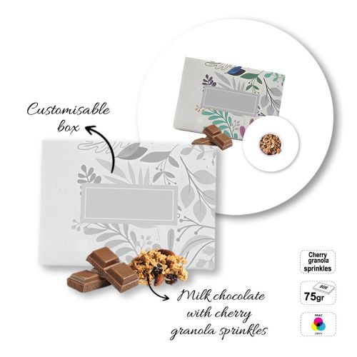 MODERN BAND - barretta di cioccolato al latte con topping