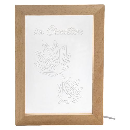 WOODIFRAME - Trofeo con illuminazione a led