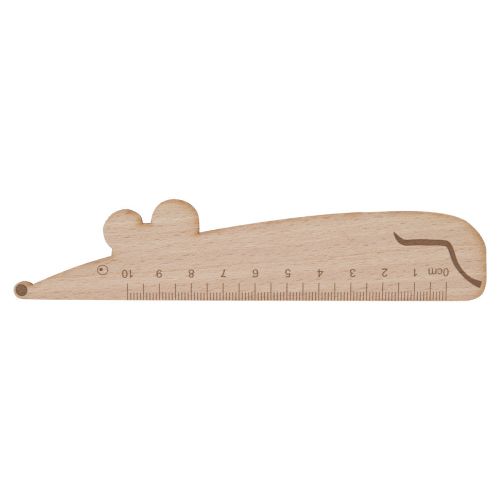 LOONEY - Righello in legno