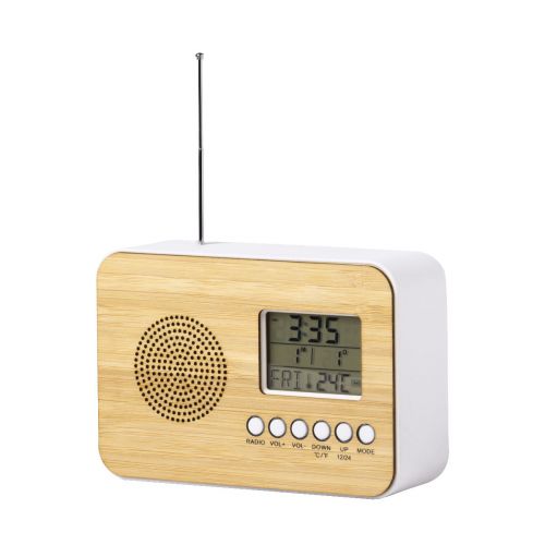 BORDIO - Orologio e radio da tavolo
