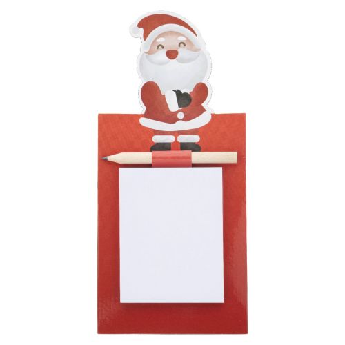 JULLISTE - Blocco note magnetico natalizio, babbo natale