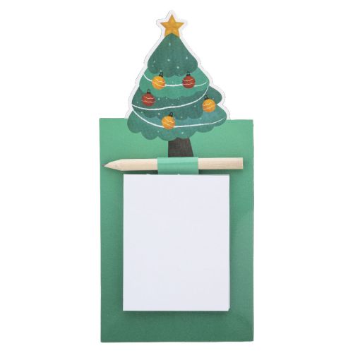 JULLISTE - Blocco note magnetico natalizio, albero di natale