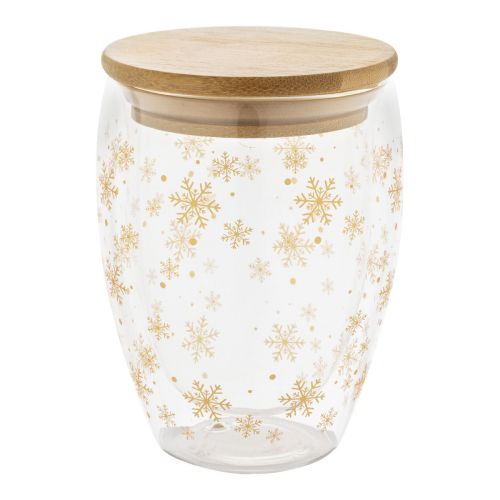 BOSTRO - Barattolo natalizio in vetro borosilicato