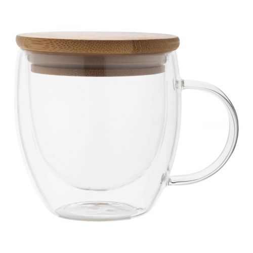 GROBINA MINI - Tazza termica in vetro borosilicato