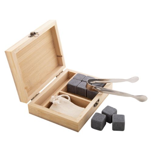 BOURBON - Set di cubetti ghiaccio in pietra