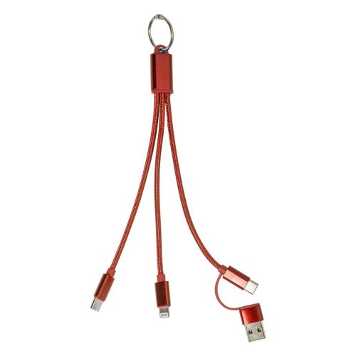 RAFOB - Portachiavi con cavo di ricarica usb