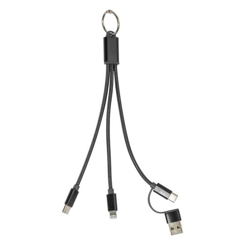 RAFOB - Portachiavi con cavo di ricarica usb