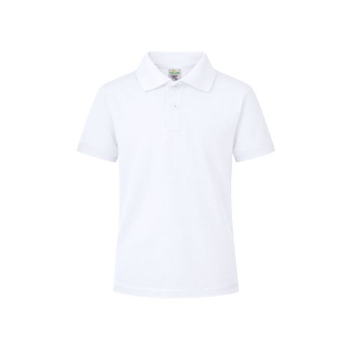 YPS180 - Polo Bimbo Bianco "keya"