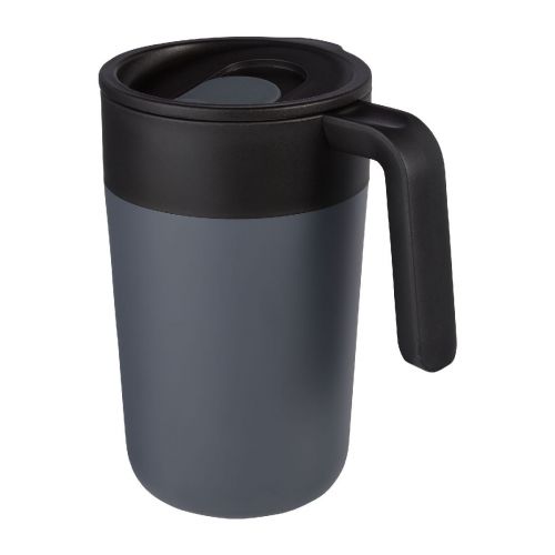 NORDIA - Tazza da 400 ml a doppia parete in materiale riciclato 