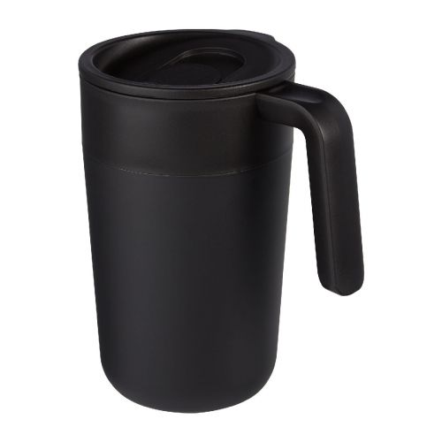 NORDIA - Tazza da 400 ml a doppia parete in materiale riciclato 