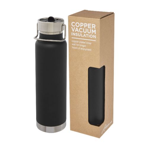 THOR - Borraccia sportiva da 750 ml con isolamento sottovuoto in rame