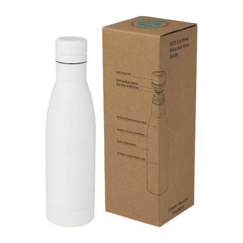 VASA - Borraccia termica con isolamento sottovuoto in rame e acciaio inossidabile riciclato certificato RCS da 500 ml 