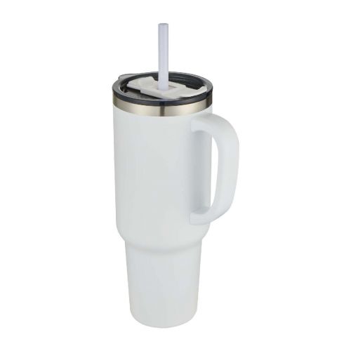 SYDNEY - Tazza con isolamento sottovuoto in rame a doppia parete certificata RCS con cannuccia da 1200 ml 