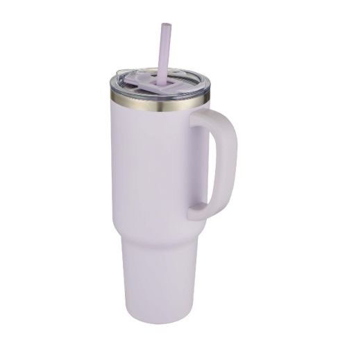 SYDNEY - Tazza con isolamento sottovuoto in rame a doppia parete certificata RCS con cannuccia da 1200 ml 