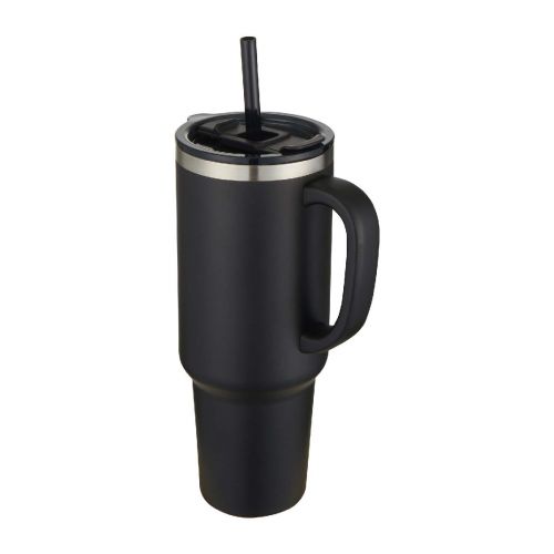 SYDNEY - Tazza con isolamento sottovuoto in rame a doppia parete certificata RCS con cannuccia da 1200 ml 