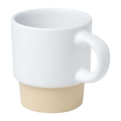 OLYMPIA - Tazza per caffè espresso impilabile con fondo in argilla da 130 ml 