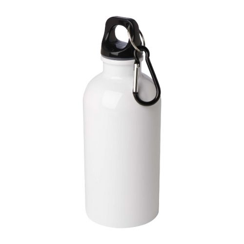 OREGON - Borraccia da 400 ml in acciaio inossidabile certificato RCS a parete singola con moschettone 