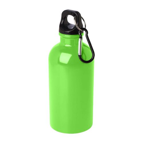OREGON - Borraccia da 400 ml in acciaio inossidabile certificato RCS a parete singola con moschettone 