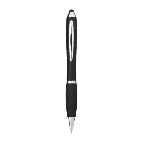 NASH - Penna a sfera con stylus e impugnatura nera 