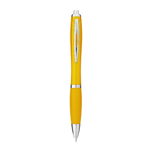 NASH - Penna a sfera con fusto e impugnatura colorati 