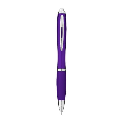 NASH - Penna a sfera con fusto e impugnatura colorati 