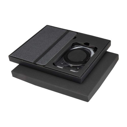 MAGSAFE KERN - Set regalo con blocco note formato A6 con copertina rigida e portafoglio MagSafe Kern