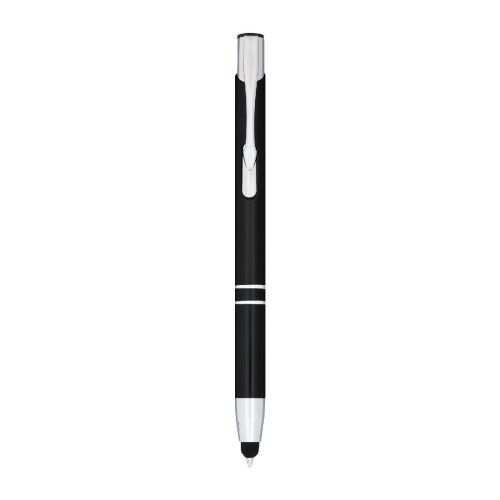 MONETA - Penna a sfera metallica con stylus 