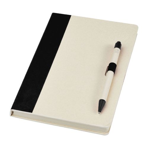 DAIRY DREAM REALIZZATI - Set blocco note formato A5 e penna a sfera Dairy Dream realizzati con cartoni del latte riciclati