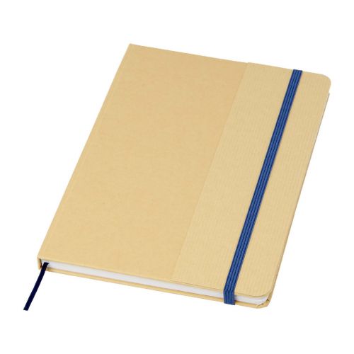 NELIDA - Blocco note formato A5 con copertina rigida di cartone riciclato 