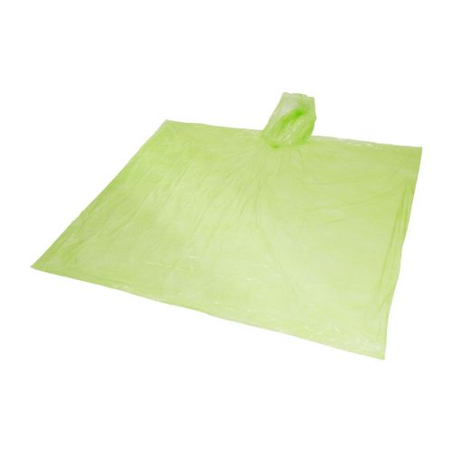 MAYAN - Poncho impermeabile monouso in materiale riciclato certificato GRS con custodia 