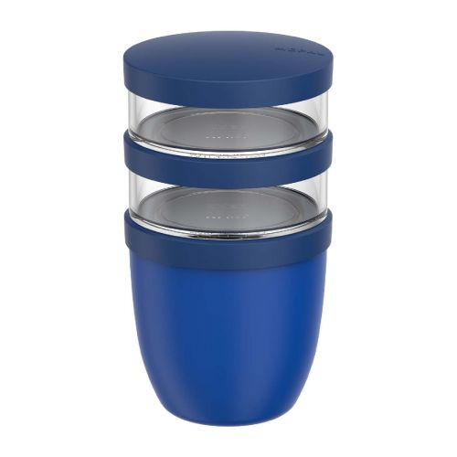 MEPAL ELLIPSE - Portavivande termico composto da 3 pezzi da 500 ml + 2 da 200 ml 