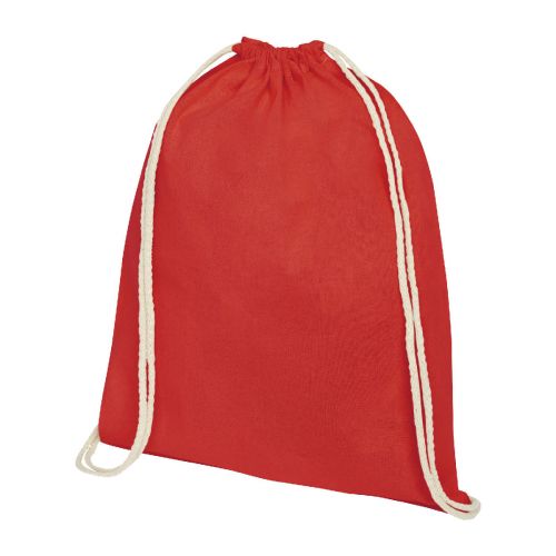 OREGON - Zaino con cordoncino in cotone da 140 g/m² - 5L