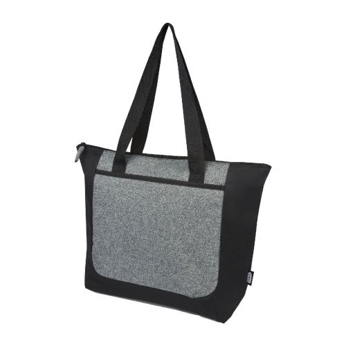 RECLAIM - Tote bag bicolore con zip in materiale riciclato certificato GRS 15L