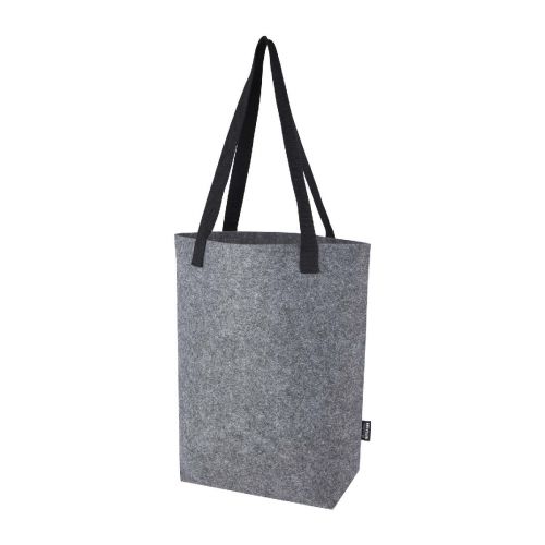 FELTA - Tote bag con base ampia in feltro riciclato certificato GRS - 12L